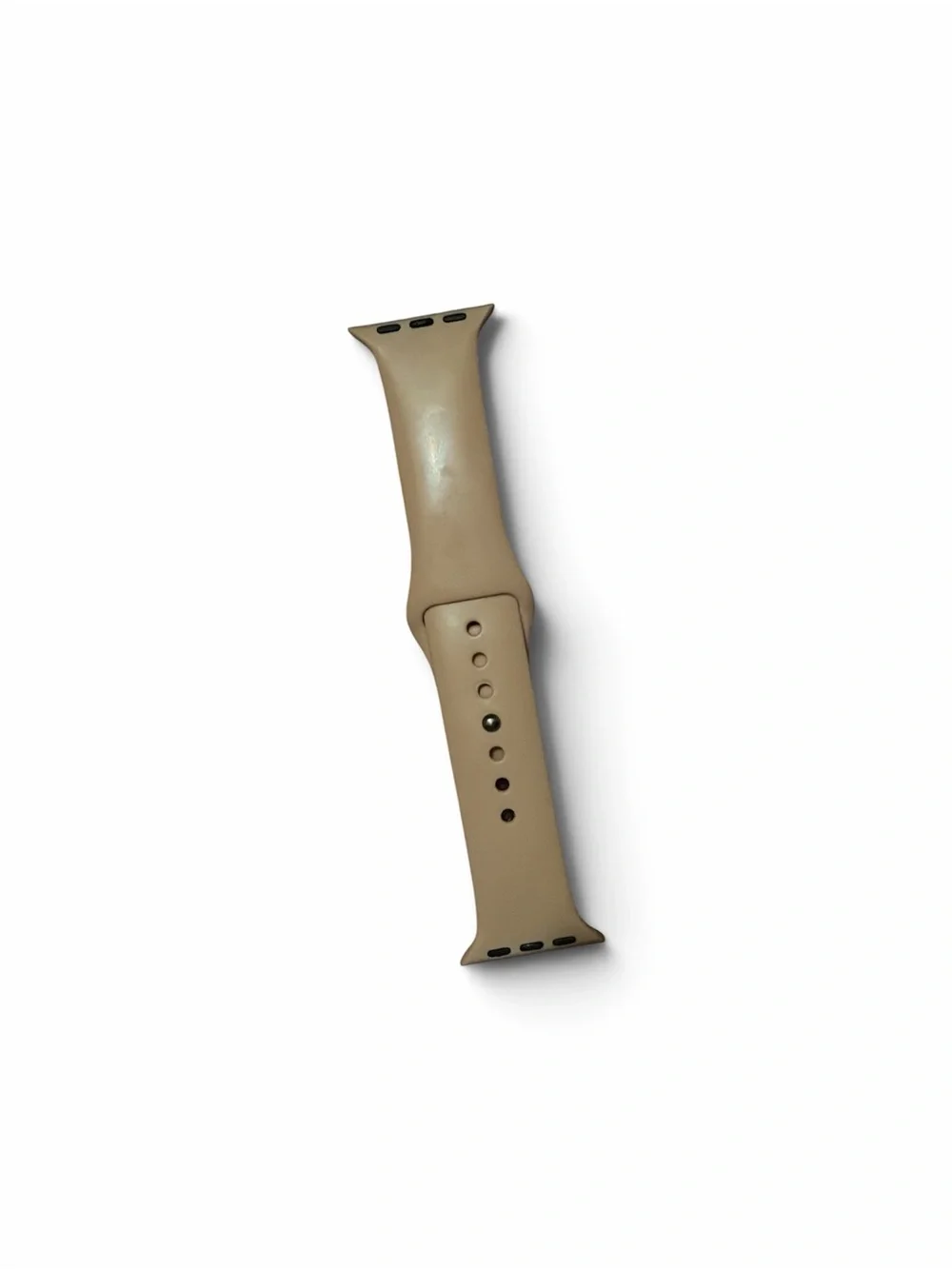 Beige Silicone Watch Band for 38/40mm Apple Watch